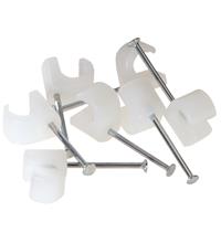 Cable clips, Natural 6/25 (pack with 100 pcs)